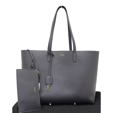 ysl gray tote|yves saint laurent shopping tote.